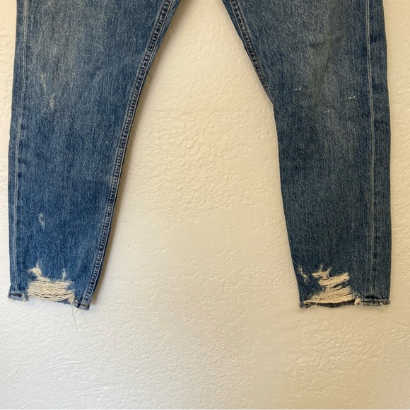 AGOLDE Jamie Distressed Denim Jeans, Size 30 - Picture 8 of 8